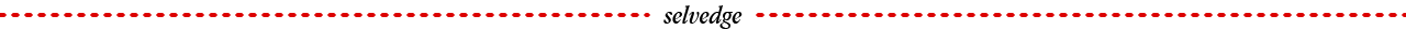 selvedge